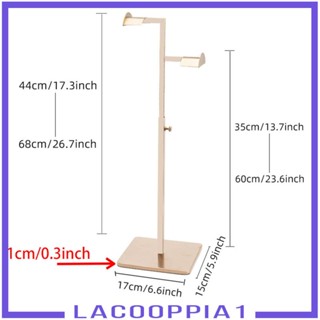 [Lacooppia1] ชั้นวางกระเป๋าถือ สเตนเลส ปรับได้ ทนทาน พร้อมตะขอแขวน อเนกประสงค์ สําหรับร้านค้า