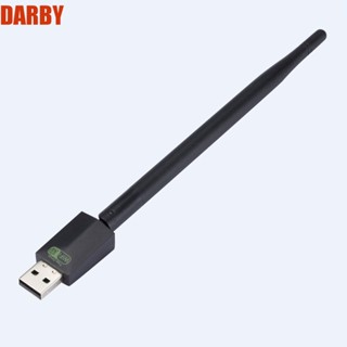 Darby การ์ดเครือข่ายไร้สาย USB 150Mbps 2.4G หมุนได้ ทนทาน สําหรับคอมพิวเตอร์ โทรศัพท์