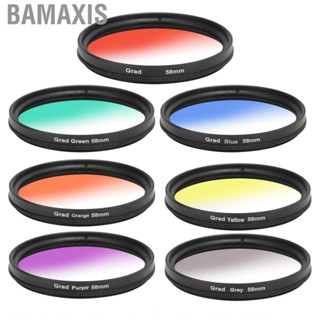 Bamaxis Gradient Filter  Oilproof 58mm Lens  Fouling for Cameras