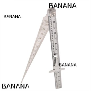 Banana1 เกจวัดความลึก แบบสเตนเลสสตีล เมตริก นิ้ว