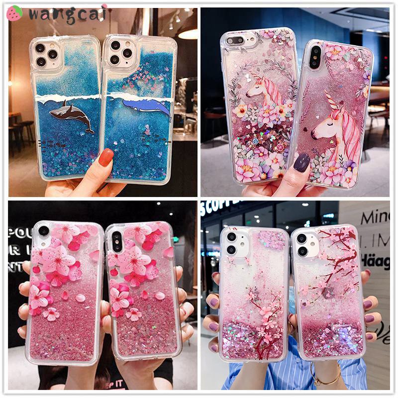 Samsung Galaxy S23 Plus Note 20 Ultra S23+ M33 J2 Core เคสโทรศัพท์ ของเหลว ทรายดูด สีชมพู ยูนิคอร์น ดอกไม้ ปลาวาฬ แวววาว กลิตเตอร์ วิบวับ น่ารัก การ์ตูน หรูหรา เคสนิ่ม เคส