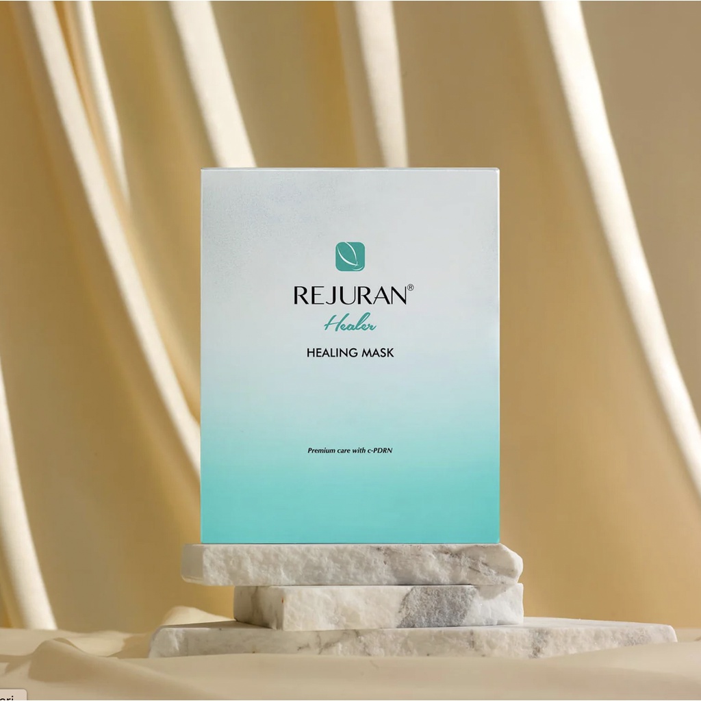 แท้100%[สินค้าของแท้100%] แผ่นมาส์กหน้า REJURAN Rejuran Healer Healing Mask 40 ml  5 แผ่น