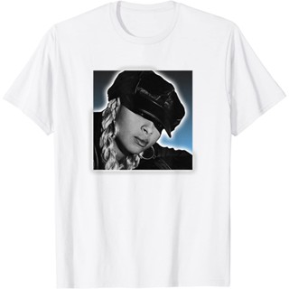 YF41 เสื้อยืด พิมพ์ลาย Mary J Blige My Life Portrait สีขาว แฟชั่นยอดนิยม สไตล์เกาหลี คุณภาพสูง