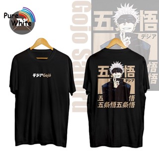 Anime Jujutsu Kaisen-Gojou Satoru T-shirt Short Sleeve Tops Loose Sports Tee Unisex Shirt Plus SIze Cosplay Costume_03