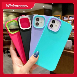 Wt | 3in1 เคสโทรศัพท์มือถือ TPU กันกระแทก หลากสี สําหรับ iPhone 11 housing 12 13 Pro Max 7 8plus X XS Max