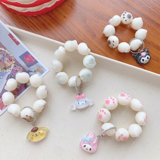 SANRIO สร้อยข้อมือ จี้การ์ตูนอุ้งเท้าแมว แฟชั่นคู่รัก สไตล์ญี่ปุ่น และเกาหลี สําหรับผู้หญิง