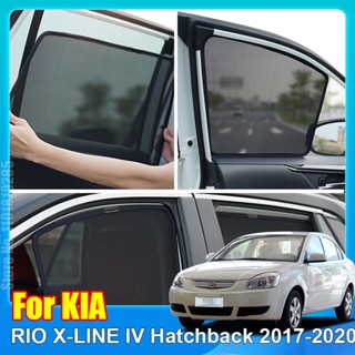 ม่านบังแดดหน้าต่างรถยนต์ สําหรับ Kia RIO X-LINE IV Hatchback 2017-2020