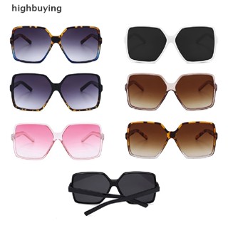 [highbuying] แว่นตากันแดดแฟชั่น ทรงสี่เหลี่ยม สีสันสดใส สําหรับขับรถ ตกปลา พร้อมส่ง