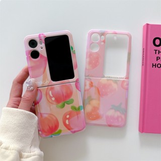 เคสโทรศัพท์มือถือแบบนิ่ม กันกระแทก ลายพีช สําหรับ Oppo Find N2