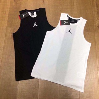 Air JORDAN AJ trapeze เสื้อกั๊กบาสเก็ตบอล ระบายอากาศ แห้งเร็ว สําหรับผู้ชาย ใส่ออกกําลังกาย วิ่ง สีดํา และสีขาว