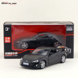 Yufeng Make โมเดลรถยนต์ Toyota 86 1: 36 โลหะ สีดําด้าน ของเล่นสําหรับเด็ก