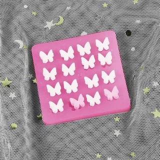 Bdw Mini สําหรับผีเสื้อเค้กเบเกอรี่แม่พิมพ์ซิลิโคนสําหรับผีเสื้อช็อกโกแลตแม่พิมพ์สีชมพู M