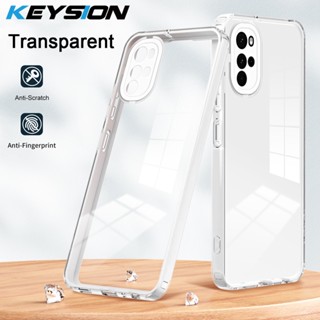 Keysion เคสโทรศัพท์มือถือ ซิลิโคน TPU ใส กันกระแทก สําหรับ Motorola MOTO G22 MOTO G22