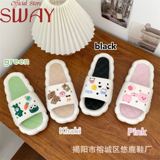 SWAY  รองเท้าแตะ ผู้หญิง เกาหลี แฟชัน รองเท้าส้นสูง  High quality Unique Comfortable ทันสมัย B20H06Q 36Z230909