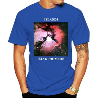 เสื้อยืด พิมพ์ลาย King Crimson สีดํา สําหรับผู้ชาย