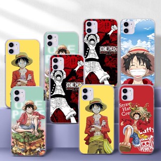 เคสโทรศัพท์มือถือแบบนิ่ม TPU ใส ลายวันพีซ 48HD สําหรับ Samsung A01 EU A02 M02 A02S A03S A10 A10S A11 A12 A20 A30 A20S