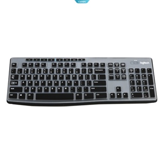 ฟิล์มซิลิโคนนิ่ม กันฝุ่น คุณภาพสูง สําหรับคีย์บอร์ดไร้สาย Logitech MK295 MK275 MK200 MK260 MK270r K270w 15.6 นิ้ว PC [CAN]