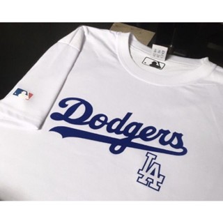 【เสื้อยืดใหม่】MLB Dodgers LA Design Quality T-shirt Unisex