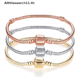 Alittlesearch11 สร้อยข้อมือเงิน 925 จี้งู เครื่องประดับ สําหรับผู้หญิง DIY TH