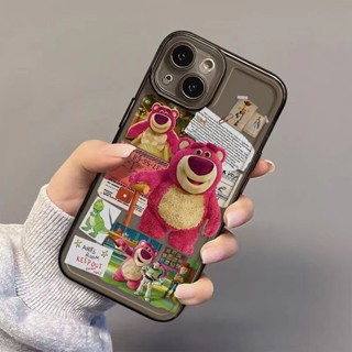 ✅เคสโทรศัพท์มือถือ แบบนิ่ม ลายหมีสตรอเบอร์รี่ กันกระแทก สําหรับ Apple Iphone x Xr 78 1411 12Pro Xsmax 13 O8CE