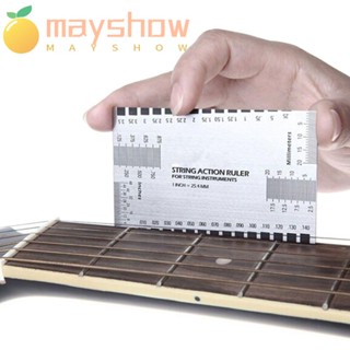 Mayshow ไม้บรรทัดวัดความสูงสายกีตาร์ แบบสเตนเลส