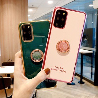 เคสโทรศัพท์มือถือ TPU นิ่ม ป้องกันกล้อง พร้อมแหวนขาตั้ง สําหรับ Vivo V2043 V2032 V2201 V2202 V2026 V2029 V2027 V2037 V2052 V2042 V2048 V2054 1901 1902 1904 1906 1814 1815