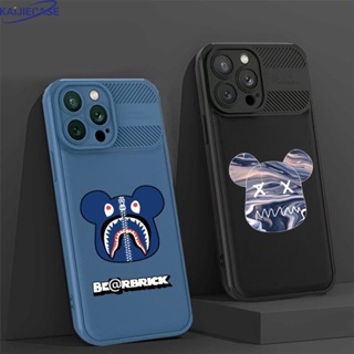 เคสโทรศัพท์มือถือคาร์บอนไฟเบอร์ ลายหมี NFC Bearbrick สําหรับ Redmi 12C Note 11S 11 Pro Redmi 10 10C 9A 9C 10A Note 10 Note 10S 10 9 Pro 8 Pro Note 9s Poco M5S X3 Pro