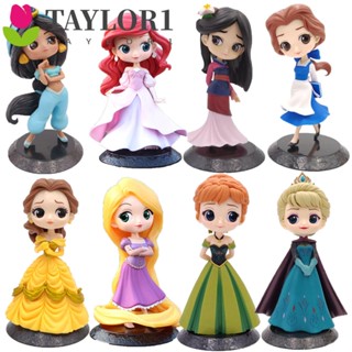 Taylor1 โมเดลฟิกเกอร์ Anna Elsa Princess Q Posket Snow White Cinderella ของเล่นสําหรับเด็ก