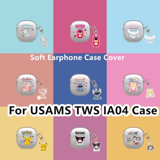 【imamura】เคสหูฟัง แบบนิ่ม ลายการ์ตูนสุนัขปิกาจู สําหรับ USAMS TWS IA04 USAMS TWS IA04