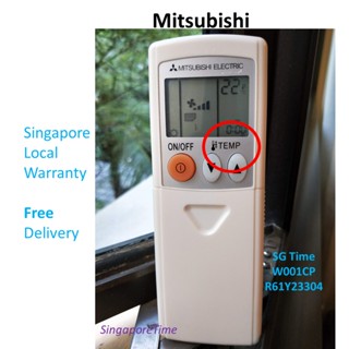 รีโมตคอนโทรลเครื่องปรับอากาศ แบบเปลี่ยน สําหรับ Mitsubishi W001CP R61Y23304