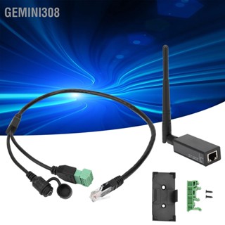 Gemini308 เซิร์ฟเวอร์อนุกรม RS485 ถึง Wifi อินเทอร์เฟซ RJ45 เสาอากาศภายนอกโมดูลไร้สาย 5-36VDC