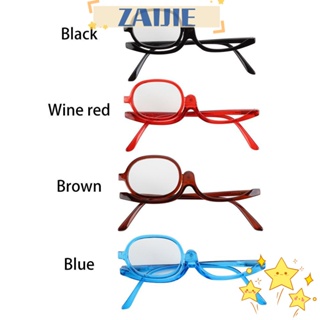 ZAIJIE +1.00~+4.0 Diopter Presbyopia Eyeglasses Middle-aged and Elderly Makeup Glasses Folding Reading Glasses Vision Care Rotatable Unilateral Single-sided Single Frame/Multicolor