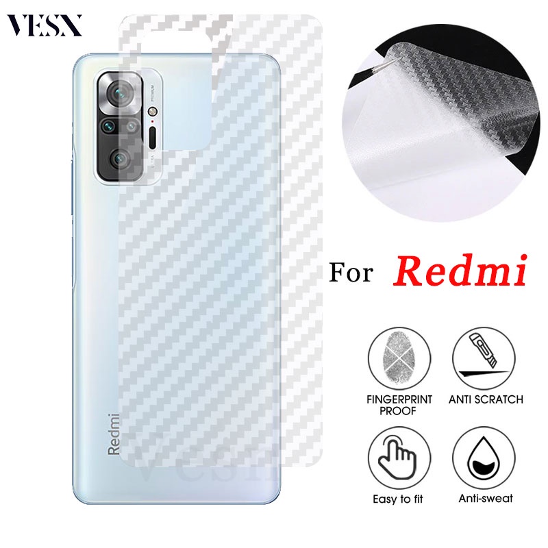 ฟิล์มกันรอยหลัง เคฟล่าสำหรับ Redmi 13 12 11 10 9 Prime 13C 12C 10C 10A 9C 9T 9A 8A 7A 5G 4G 2025