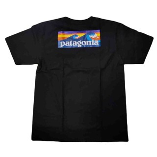 TOP CTเสื้อ Patagonia เสื้อยืด เสื้อสตรีท Patagonia oversize ผ้าฝ้ายแท้