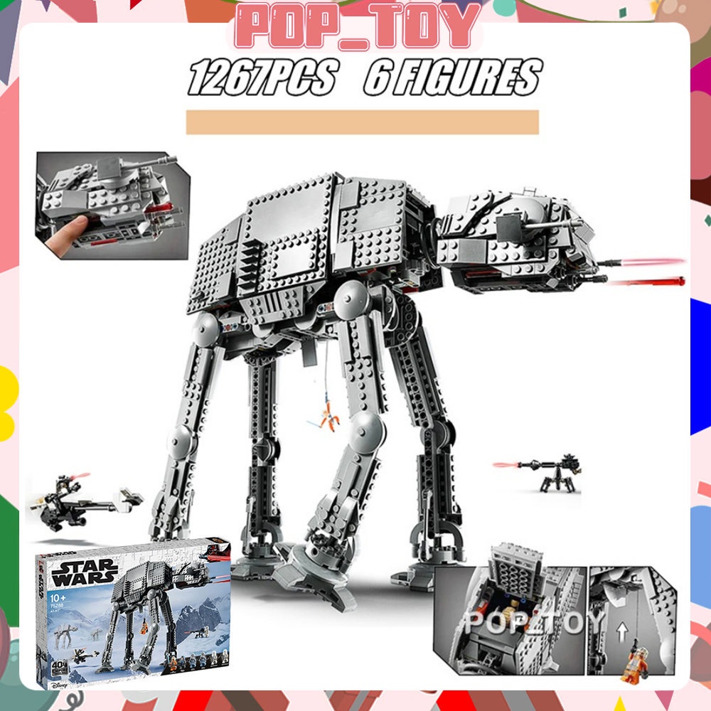 Moc 75288 ของเล่นตัวต่อ Star Wars Series AT-AT Walker สําหรับเด็ก ผู้ใหญ่