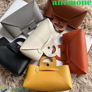 Anemone กล่องเก็บแว่นตาอ่านหนังสือ หนัง PU สําหรับผู้ชาย นักเรียน