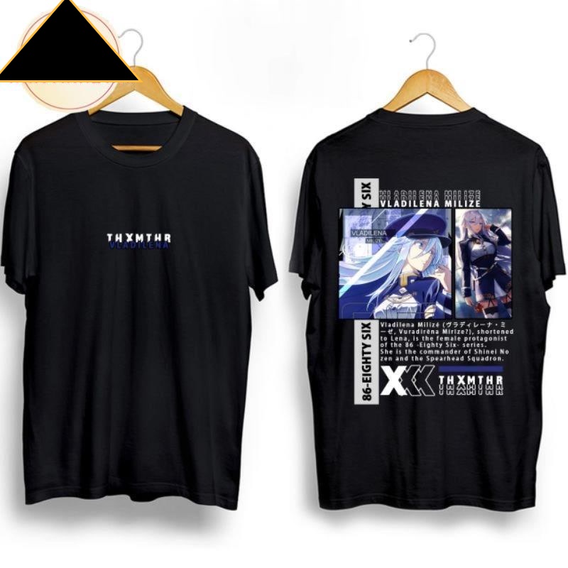 Vladilena MILIZE 86 เสื้อยืด พิมพ์ลายอนิเมะ EIGHTY SIX WAIFU ANIME MANGA SHINEINOUZEN ANJU EMMA SPEA