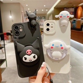 case infinix Note 12 G96 Hot 30 30i 20 20s 20i 12i 12 11s NFC 9 10 10S Pro 11 2022 Play Smart 7 6 HD 5 Zero 5G Tecno Spark GO 2023 Kuromi กระจก กระเป๋าสตางค์ เคสโทรศัพท์ แบบนุ่ม