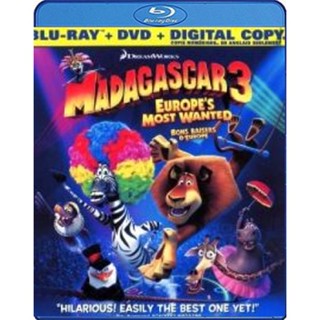 แผ่น Bluray หนังใหม่ Madagascar 3 Europe s Most Wanted มาดากัสการ์ 3 ข้ามป่าไปซ่าส์ยุโรป (เสียง Eng DTS/ไทย DTS | ซับ En