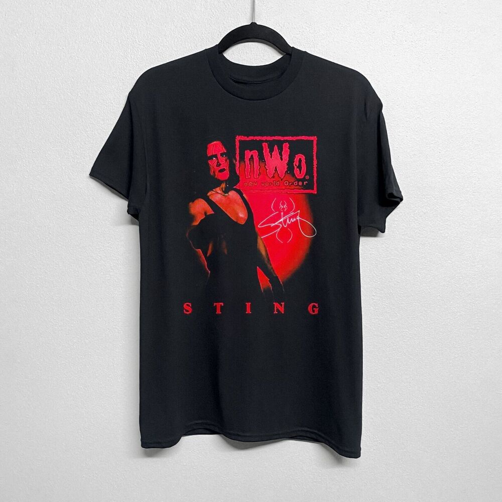 HOT QGเสื้อยืด พิมพ์ลาย The Stinger Sting NW0- Scorpion Wrestling-WCW สไตล์วินเทจ สําหรับผู้ชาย และผ