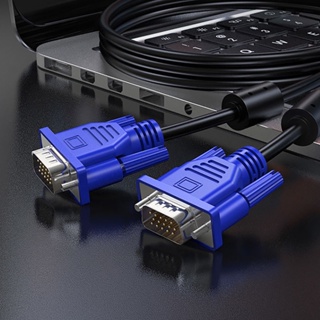 สายต่อจอ VGA Monitor สายต่อจอคอมพิวเตอร์ VGA To VGA Cable 1.5m /3M 3+5 Male To Male VGA Cable