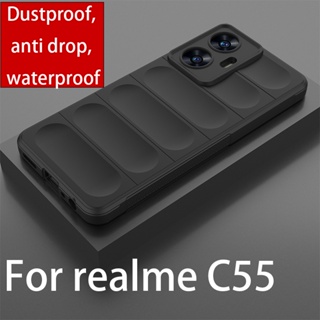 เคสโทรศัพท์มือถือ ยางซิลิโคน กันกระแทก สําหรับ realme C55 realmeC55 C 55 2023