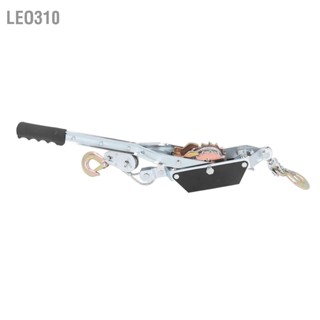 Leo310 เครื่องดึงเชือก A3 Steel Anti Reversing Ratchet Type Dual Gear Power Puller สำหรับไซต์งานก่อสร้าง