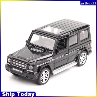 Arthur โมเดลรถยนต์จําลอง 1/32 G65 Suv พร้อมไฟเสียง ของเล่นสําหรับเด็ก