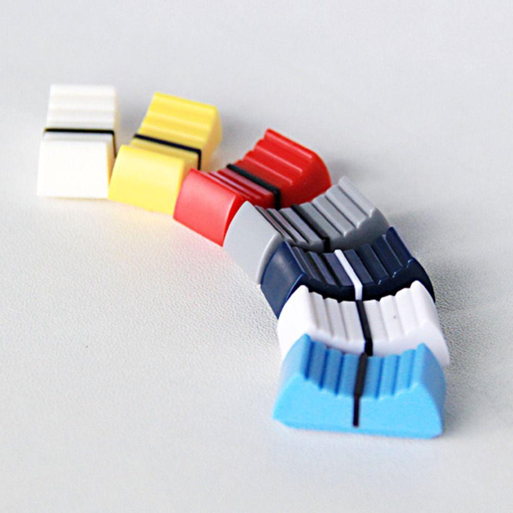 COMAME 10 ชิ้น Potentiometer หมวกเลื่อน Ribbed Mixer รูปที่ 8