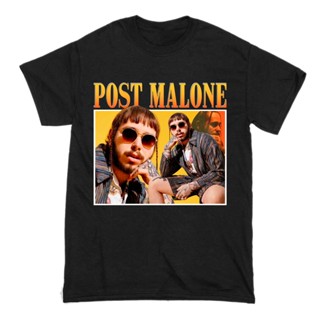 ใหม่ เสื้อยืดแฟชั่น ลาย Post Malone สไตล์ฮิปฮอป สีดํา สําหรับผู้ชาย 2023 360244