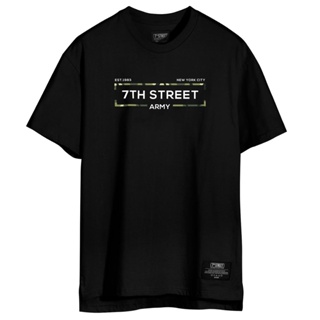 พร้อมส่ง ผ้าฝ้ายบริสุทธิ์ 7th Street เสื้อยืดแบบโอเวอไซส์ () รุ่น ONYA002 T-shirt