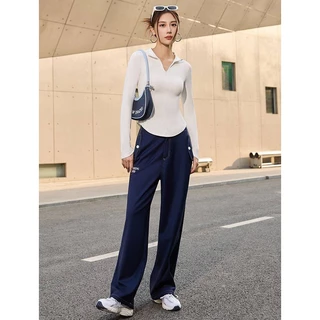 ✨Araya Lady✨ เสื้อคลุมออกกำลังกาย รุ่น YOGA-129 เสื้อแขนยาวทรงเข้ารูป เสื้อแขนยาวใส่เที่ยว ใส่ออกกำลังกาย แต่งซิปที่คอ