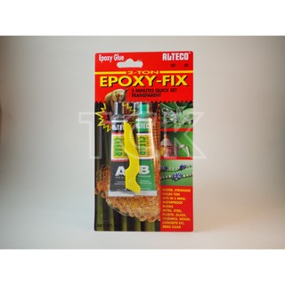 เทปและกาว ALTECO กาวติดเซรามิค Epoxy A B ตราช้าง อีพ็อกซี่ 2 ตัน สีใส แห้งเร็วภายใน 5 นาที