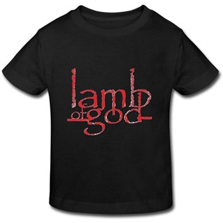 GSI  เสื้อยืดโอเวอร์ไซส์เสื้อคู่วินเทจ - โลโก้ Lamb Of God เสื้อยืดแฟชั่นมาใหม่S-4XL